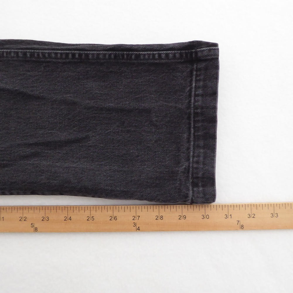 Madewell 90s Straight Jeans Charcoal Black Wash Size 29 High Rise Denim - Picture 6 of 10